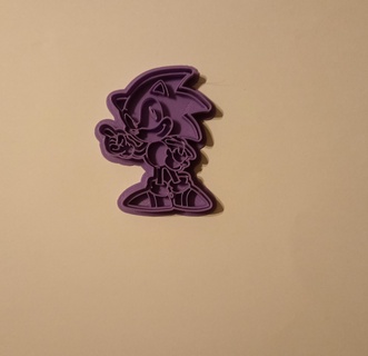 sonic hedgehog cookie cutter pastry cookies decorate cake birthday party 3d print model - Mito3D