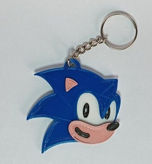sonic keychain Various 3d print model - Mito3D
