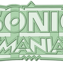sonic mania logo-cookie-cutter tool cutter cookie logo 3d print model - Mito3D