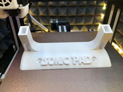 sonic pad mount adjustable 3d print model - Mito3D