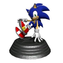 Sonic estatua amy Rosa tayls nudillos sombra 3d print model - Mito3D