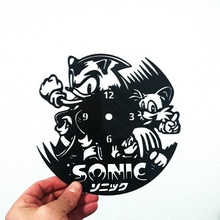 sonic watch home jannie 3dlito stencil clock 3d print model - Mito3D