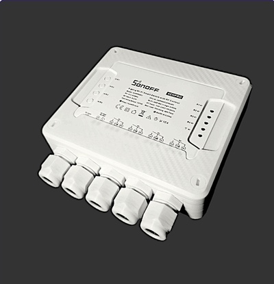 hijo 4chpror3 pro caja cambiar interruptor inteligente montaje estruendo carril wifi 4 ch r3 3d print model - Mito3D