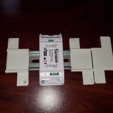 sonoff Basic Schalter Lärm Schiene montieren Werkzeug Elektronik 3d print model - Mito3D