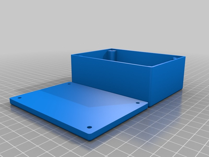 sonoff project box & relais lid screws customized electronics 3d print model - Mito3D