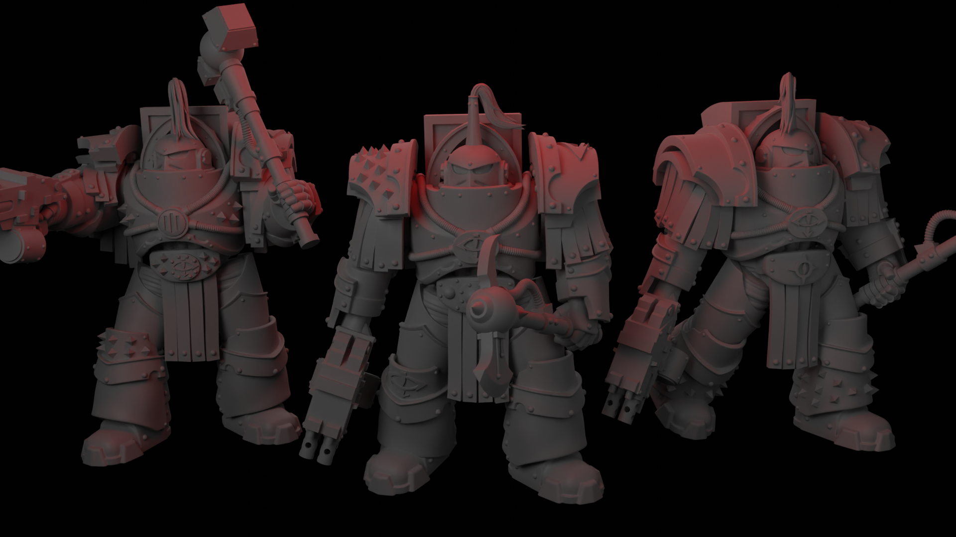 oğullar usta katafrak zırh pre supported 30k Horus sapkınlık Flamer sonlandırıcı hh uzay denizcileri oğullar savaş çekiç sonlandırıcılar cataphractii Luna kurtlar Savaş ustası 3D print model - Mito3D