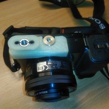 sony a6000 mejorado cámara funda artilugio 3d print model - Mito3D