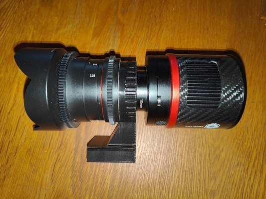 sony a lens adaptör to t2 astro kamera 17 5mm arka odak eğitim bilim fizik astronomi 3d print model - Mito3D