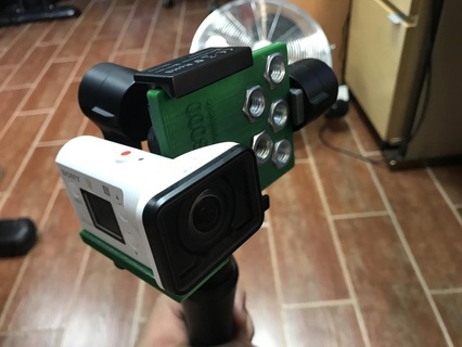 sony cámara acción fdr x3000 adaptador zhiyun suave smooth q smoothq 3d print model - Mito3D