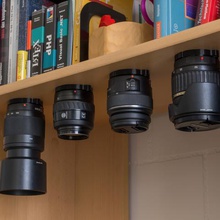 sony à monture a surcharge de d'objectif la maison lenscap lensholder support lentille les frais généraux montage alpha 3d print model - Mito3D