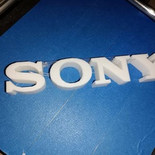 Sony logo Sanat akıllı telefon dizüstü bilgisayar teknoloji site ağ ikon sembol ios pencereler bricoloup 3d 3d print model - Mito3D