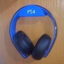 sony ps4 helmet support game headphones holder 3d print model - Mito3D