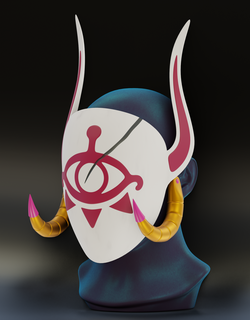 Aufleuchten Maske Zelda Spiel Kunst Cosplay 3d Modell Charakter Atem wild 3d print model - Mito3D