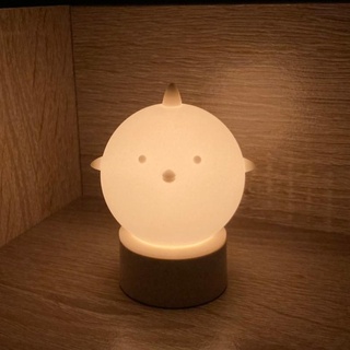 soothing rooster lampshade gift bedside lamp 3d print model - Mito3D