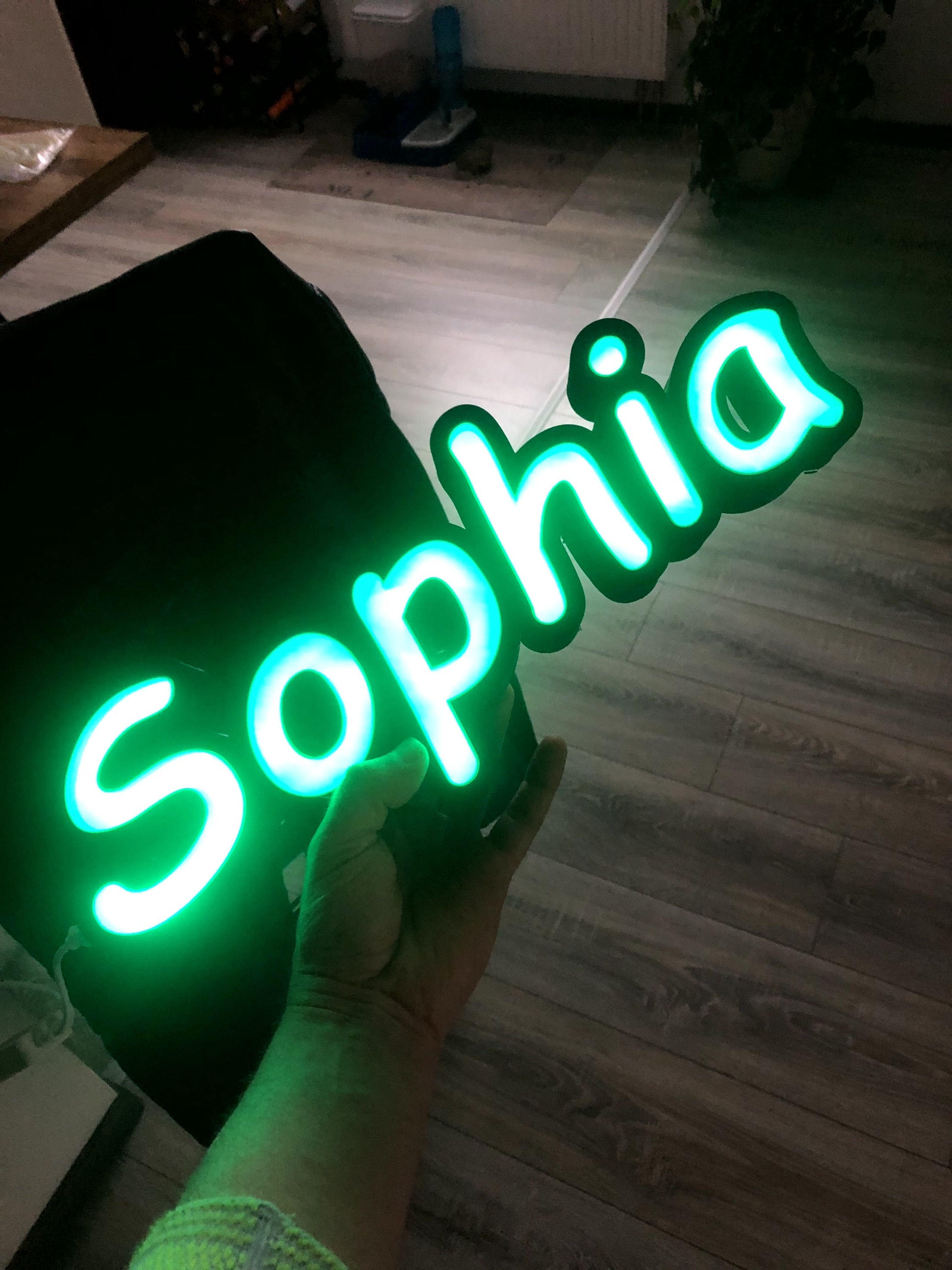 Sophia LED Lampe Logo 3D print model - Mito3D
