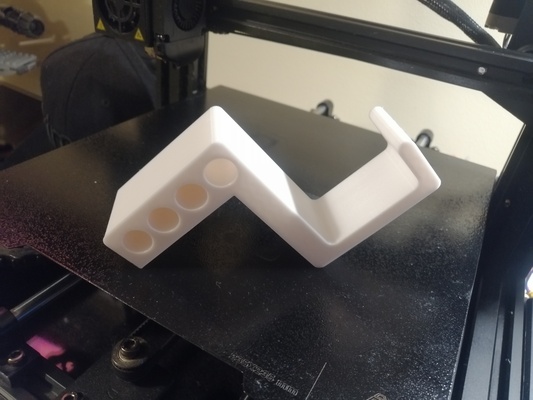 soporte auriculares + cabos 3d print model - Mito3D