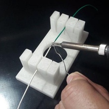 soporte para soldar cables fashion cable clip nsfw soldador accessories 3d print model - Mito3D
