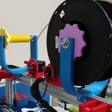 soporte portabobinas u para perfil de aluminio la herramienta filamento bobina portabobina bobinas 3d Impresora accesorios 3d print model - Mito3D