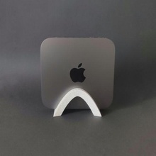 soporte verticale Mac mini soutien cabine bureau table Bureau Pomme pc portable 3d print model - Mito3D
