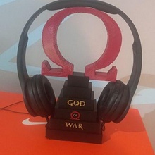 soprotée audifonos Dieu guerre gadget 3d print model - Mito3D