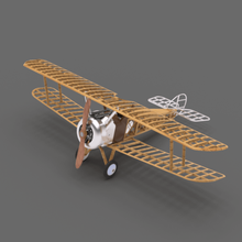 sopwith camel modèle à l'échelle art dos de chameau pilote ace biplan d'avion en avion la 1ère guerre mondiale 3d print model - Mito3D