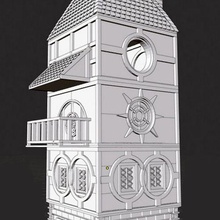 sorcerer's house 3d print model - Mito3D
