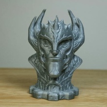 sorcerer bust art fantasy wizard 3d print model - Mito3D