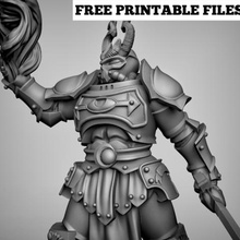 sorcerer game knight spacemarine wargames toy 3d print model - Mito3D