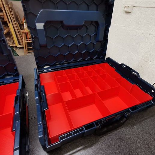 sortimo l-boxx 102 inserts box lboxx bosch insert assortment sorting boxes 3D print model - Mito3D