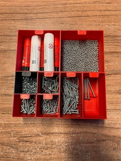 sorting cups - 62 files cabinet boxes box screw sorter system storage inserts screws nuts bolts 3d print model - Mito3D