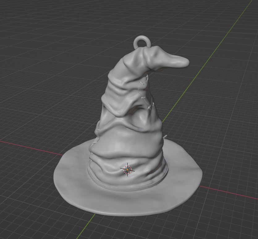 sorting hat keychain harry potter sorting hat harry potter  3D print model - Mito3D