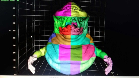 sos phantom slimer 60 centimetres monster alien 3d print model - Mito3D