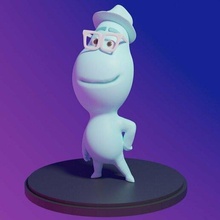 alma joe jardineiro Gadner Disney pixar 3d personagem 3d print model - Mito3D