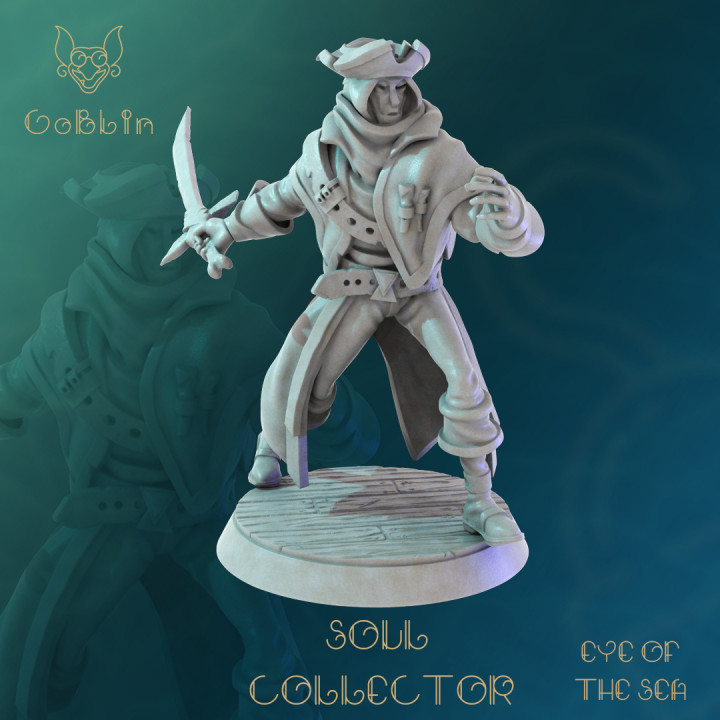 anima collettore occhio mare gioco 3dminiature dnd dndcharacter dndminiature tavolo 3dprinting figurina fantasia ttrpg rpg alto dettaglio Giochi giocattoli miniature figurine aarakocra 3D print model - Mito3D