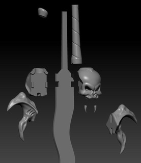 ruh reaver Kostüm oyunu miras Kain silah kılıç yazdırılabilir kopya hobi kendin yap 3d print model - Mito3D