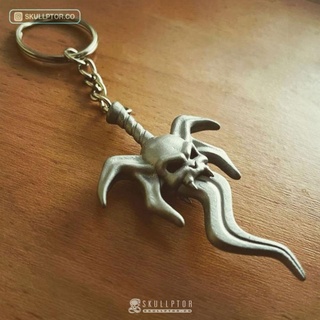 soul reaver keychain Art legacy of kain raziel sword skull vampire pin 3d print model - Mito3D