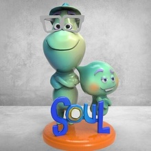 anima versione 2 pixar disney Bambola 3d print model - Mito3D