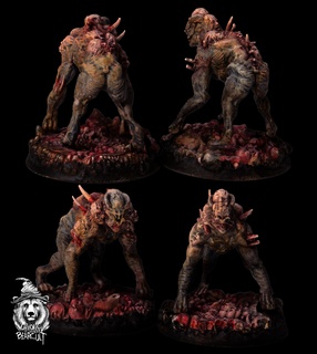 soulhounds 28mm Game rpg dnd roleplaying game tabletop wargame wargaming miniature soulhound necromancy zombie horror 28 mm 3d print model - Mito3D