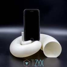 v2 sound amplifier home purpose summertime phone pregnant music deco iphone smartphone 3d android samsung 3d print model - Mito3D