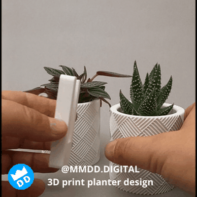 sonido loseta plantador diseño oculto bandeja mmdd digital 3d print model - Mito3D