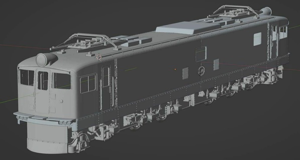 south african class 4e ho scale 3d print model - Mito3D