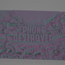 south park - phone destroyer- paint wall art poster 3d print model - Mito3D