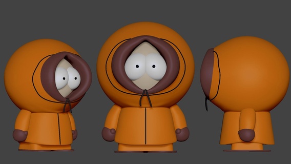 south park kenny Various sourth toy art 3d print model - Mito3D