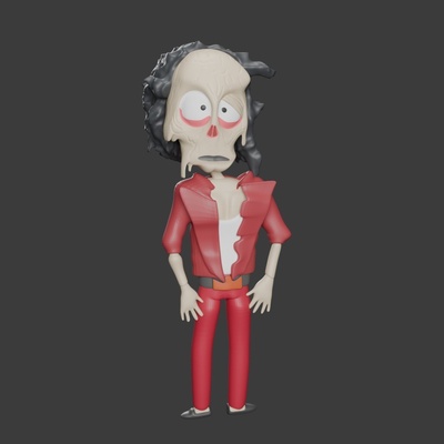 south park michael jackson mr jefferson southpark mrjefferson michaeljackson 3d print model - Mito3D