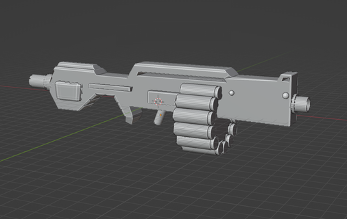 southpaw launcher Game warzone imperial rocket 3d print model - Mito3D