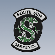 côté sud serpent Sud serpents Riverdale Jughead Netflix séries logo 3d print model - Mito3D