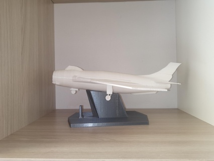 soviet airplane mig-19 replica boeing mig 19 large original copy statuette 3d print model - Mito3D