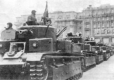 soviet multi-turret tank revised pack flames war t-35 ussr ww2 vehicles 3d print model - Mito3D
