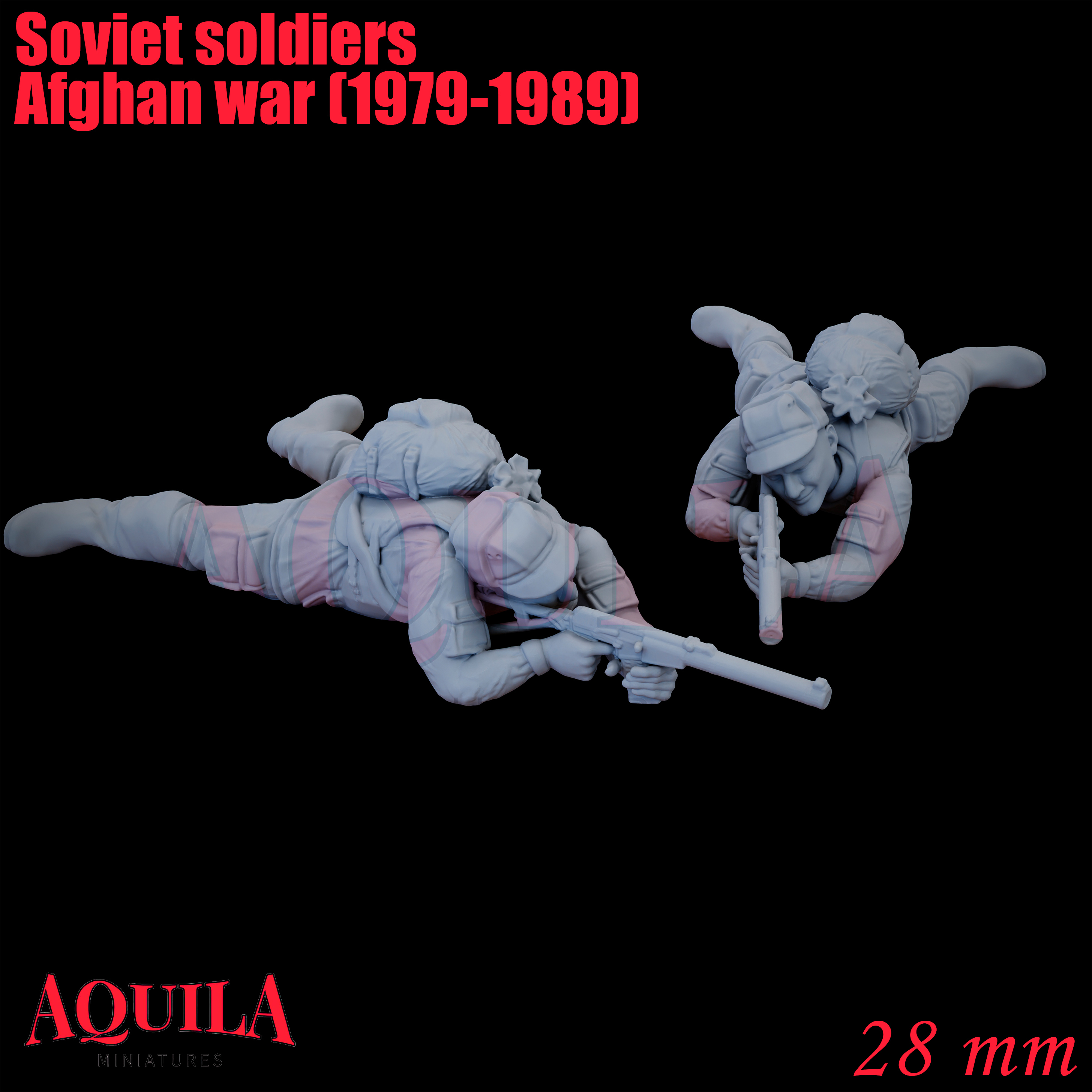 soviétique soldat afghan guerre 1979 1989 3D print model - Mito3D