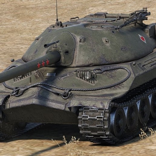 soviet tank is-7 art wot -7 3D print model - Mito3D
